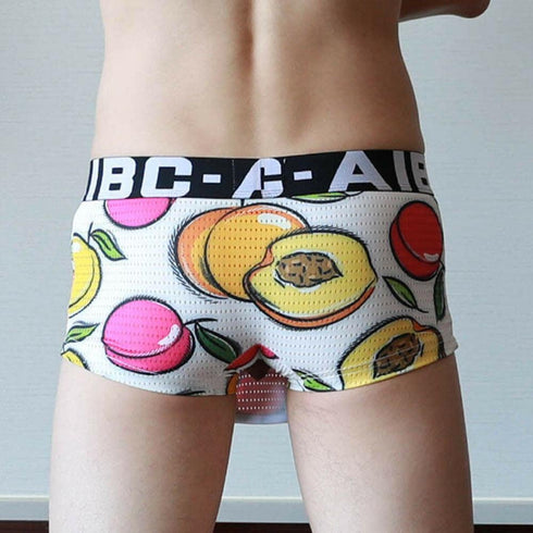 Fruity Open Crotch Cover Front Shorts